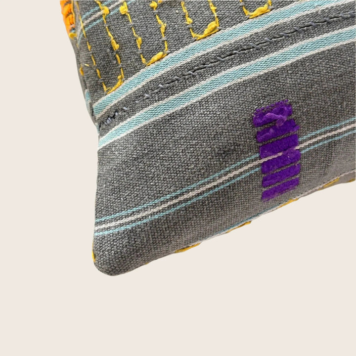 Kente Cloth Lumbar Pillow