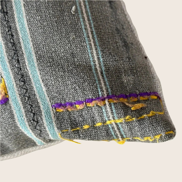 Kente Cloth Lumbar Pillow