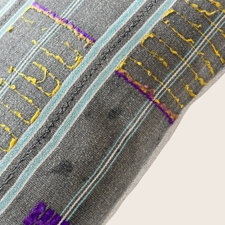 Kente Cloth Lumbar Pillow