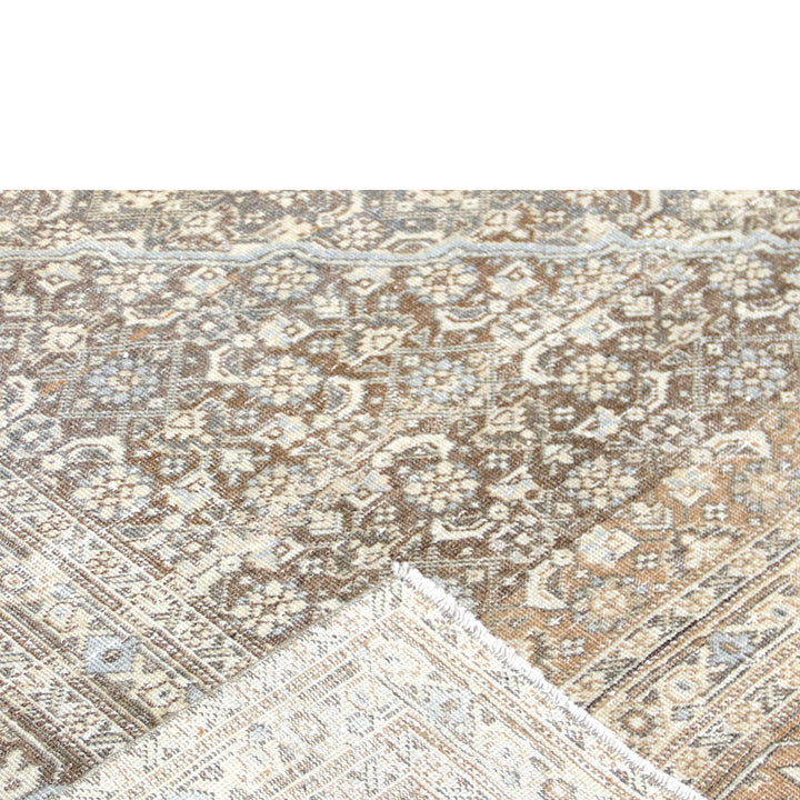 Blue Vintage Antique Traditional Tabriz Wool Rug - 8'3" x 11'