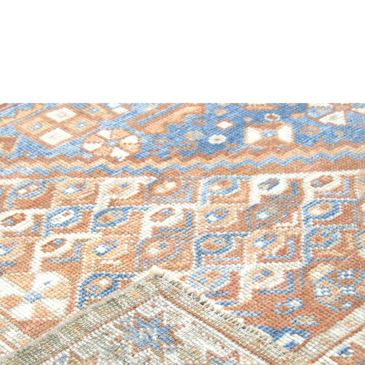 Natural Vintage Antique Traditional Shiraz Wool Rug - 7' x 9'11"