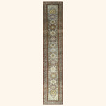 Vintage Antique Traditional Baktiari Wool Runner - 3'2" x 16'2"