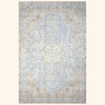 Green Vintage Antique Traditional Tabriz Wool Rug - 10'6" x 16'