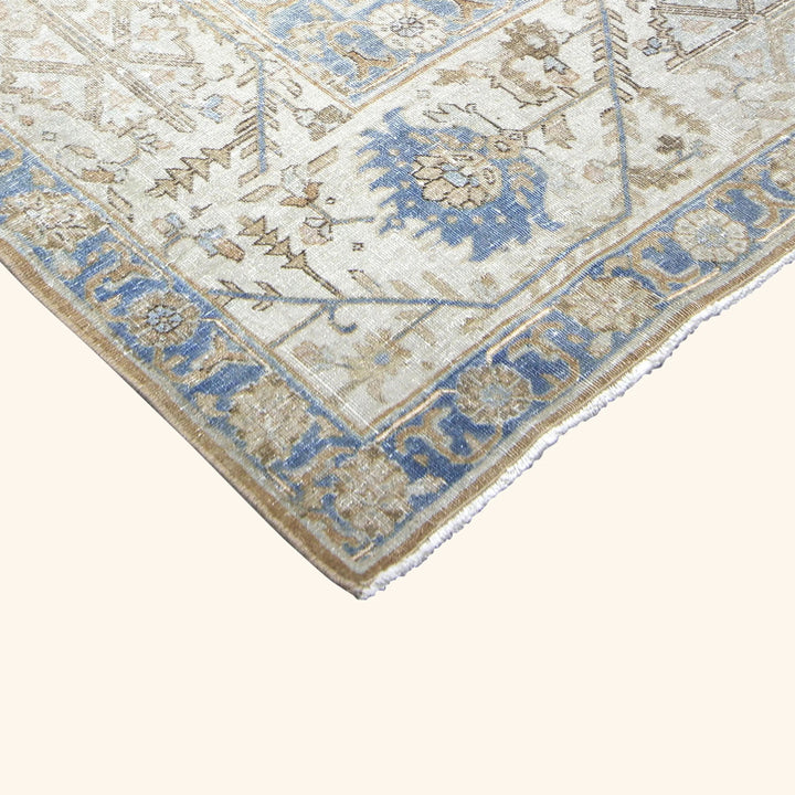 Vintage Antique Traditional Tabriz Wool Rug - 11'3" x 14'8"