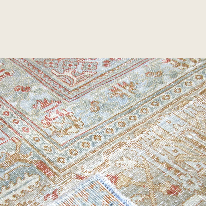 Natural Vintage Antique Traditional Joshagon Wool Rug - 12' x 16'10"