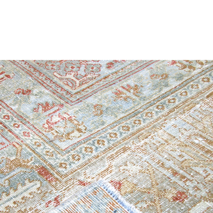 Natural Vintage Antique Traditional Joshagon Wool Rug - 12' x 16'10"