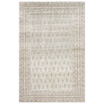 Blue Vintage Antique Traditional Tabriz Wool Rug - 7'3" x 11'