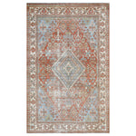 Rust Vintage Antique Traditional Tabriz Wool Rug - 4'1" x 6'6"