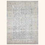 Grey Vintage Antique Traditional Tabriz Wool Rug - 8'4" x 11'5"