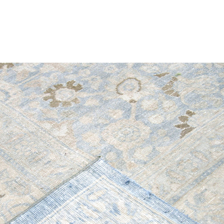Grey Vintage Antique Traditional Tabriz Wool Rug - 8'4" x 11'5"