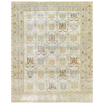 Ivory Vintage Antique Traditional Melayer Wool Rug - 4'8" x 5'8"