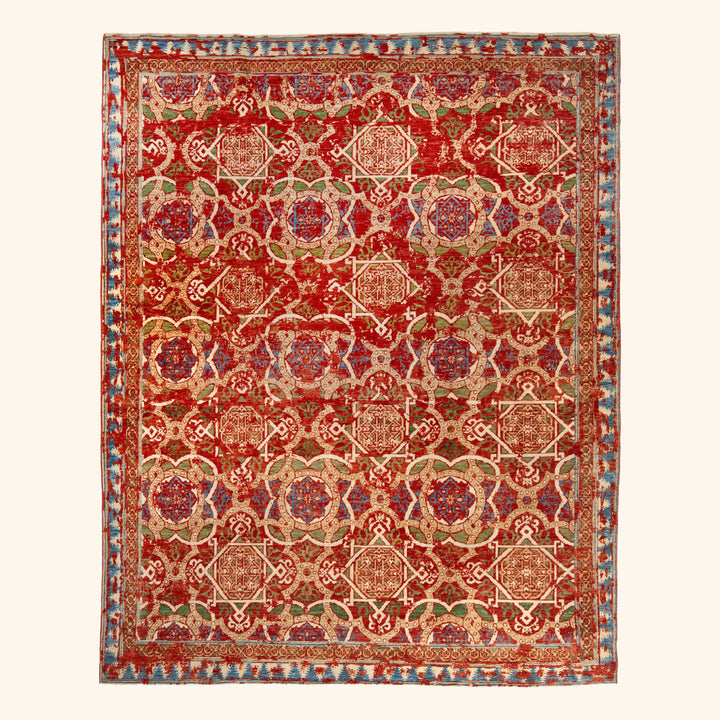 Aurora Transitional Silk Rug - 8'1" x 9'11"