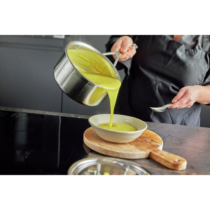 5-Ply 2-qt Stainless Steel Saucepan