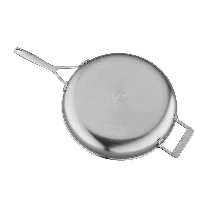 5-Ply 12.5-inch Stainless Steel Fry Pan