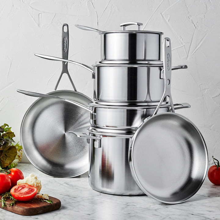 5-Ply 10-pc Stainless Steel Cookware Set