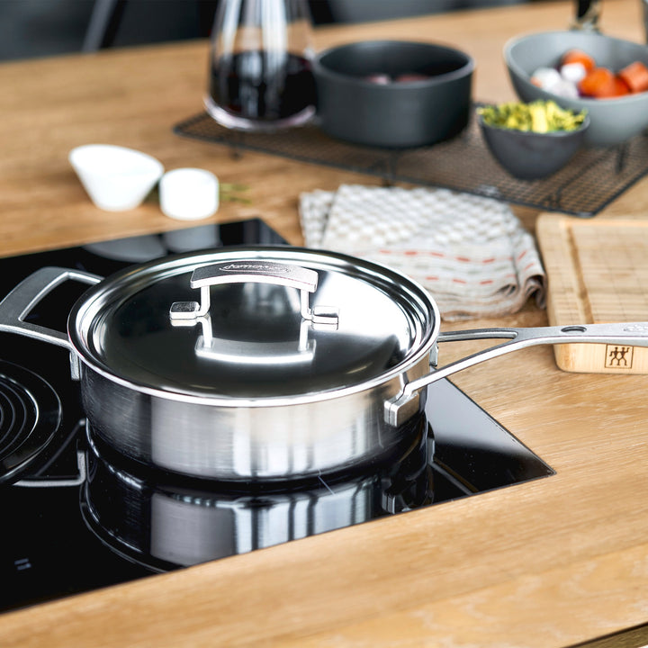 5-Ply 4-qt Stainless Steel Saucepan