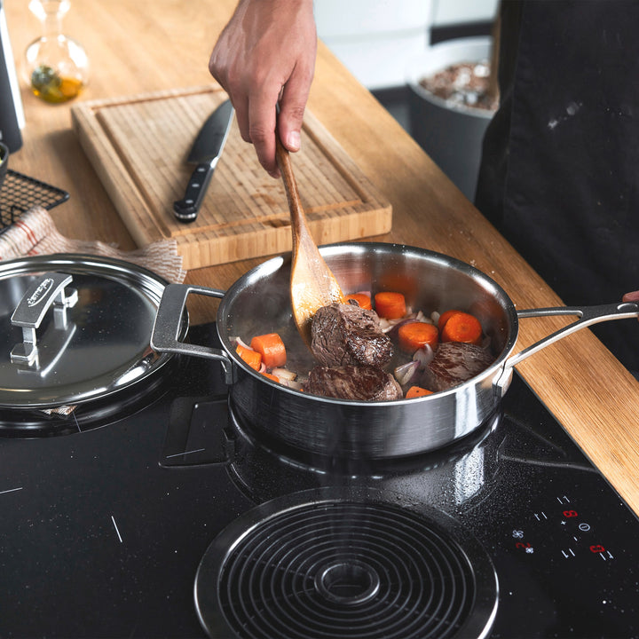 5-Ply 4-qt Stainless Steel Saucepan
