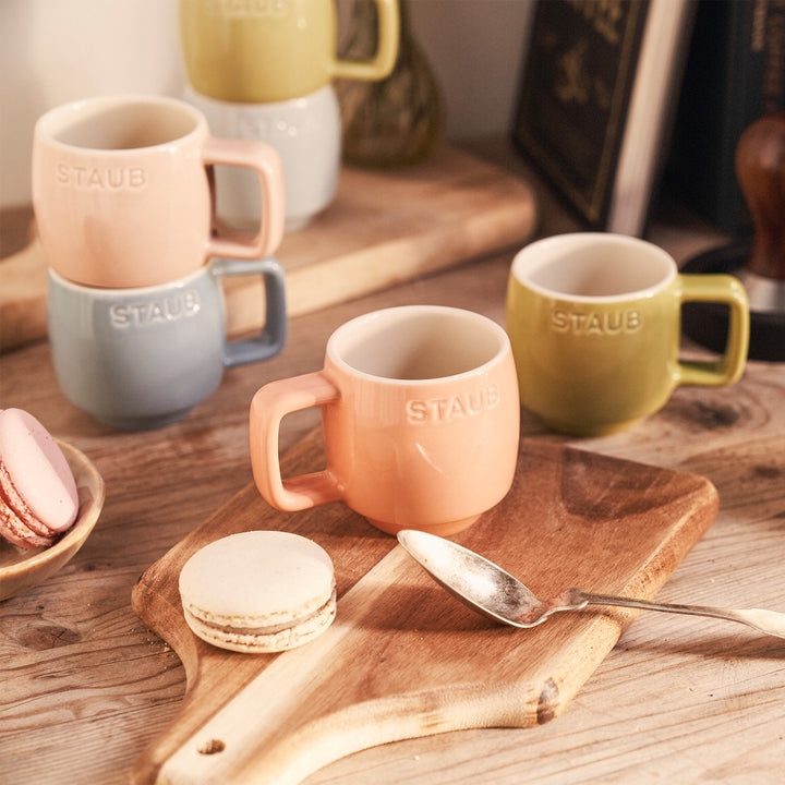 6 Pastel Espresso Cups