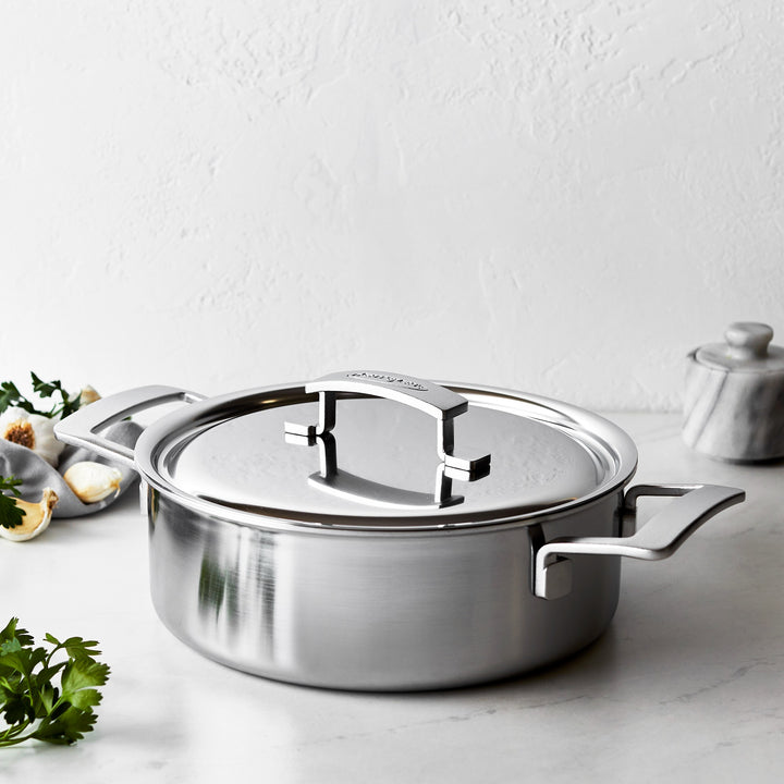 5-Ply 4-qt Stainless Steel Deep Sauté Pan