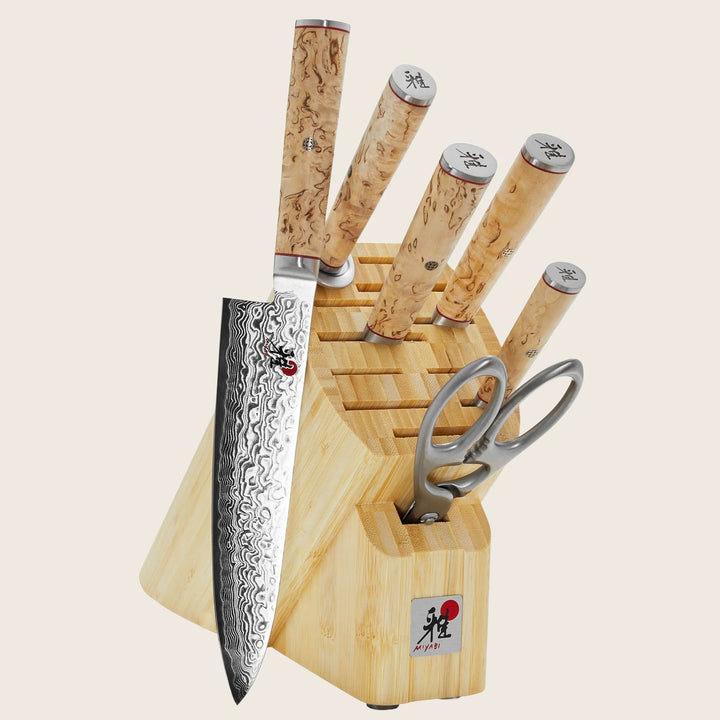 Birchwood 7-pc Knife Block Set