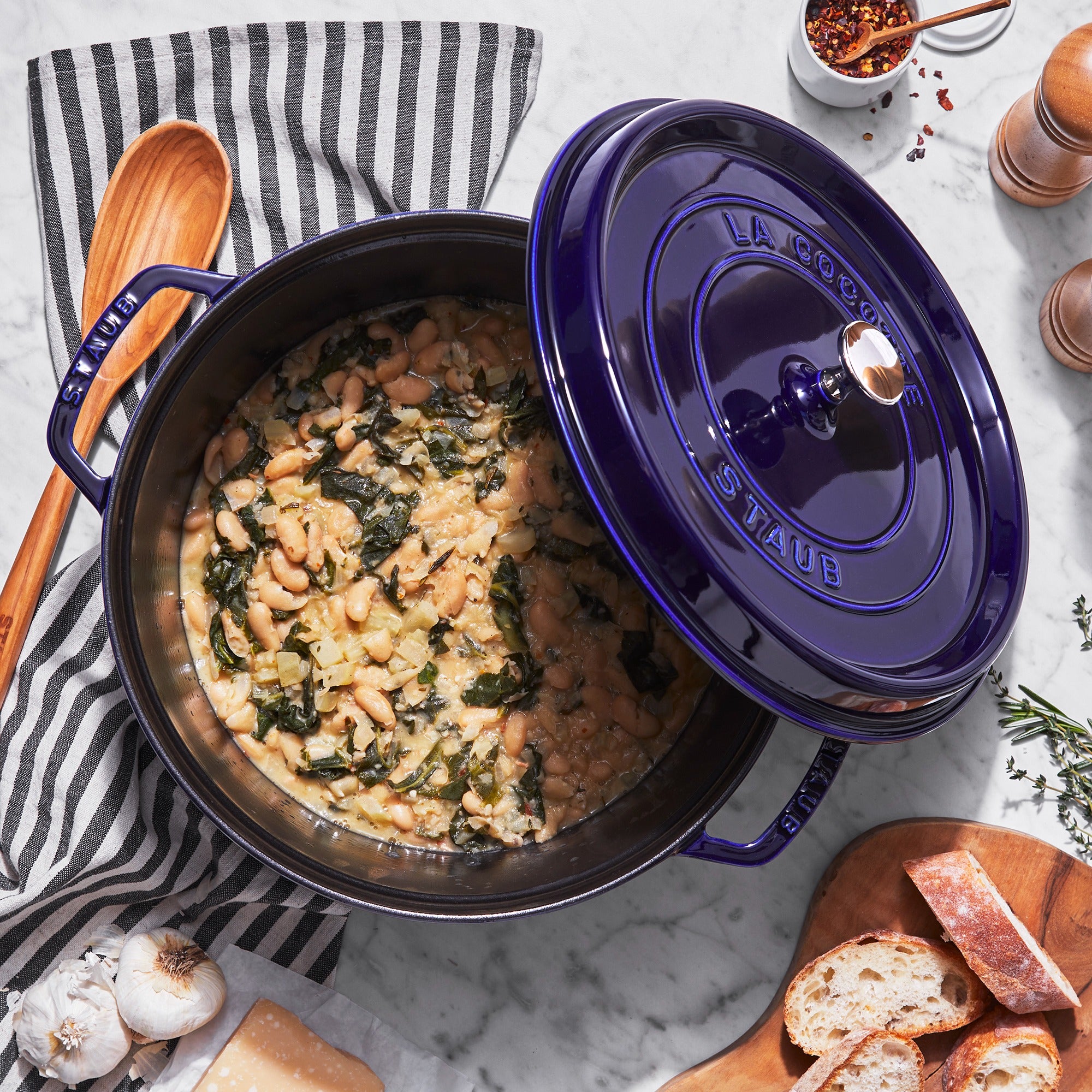 Staub Round Dutch Oven, 5.5 qt.
