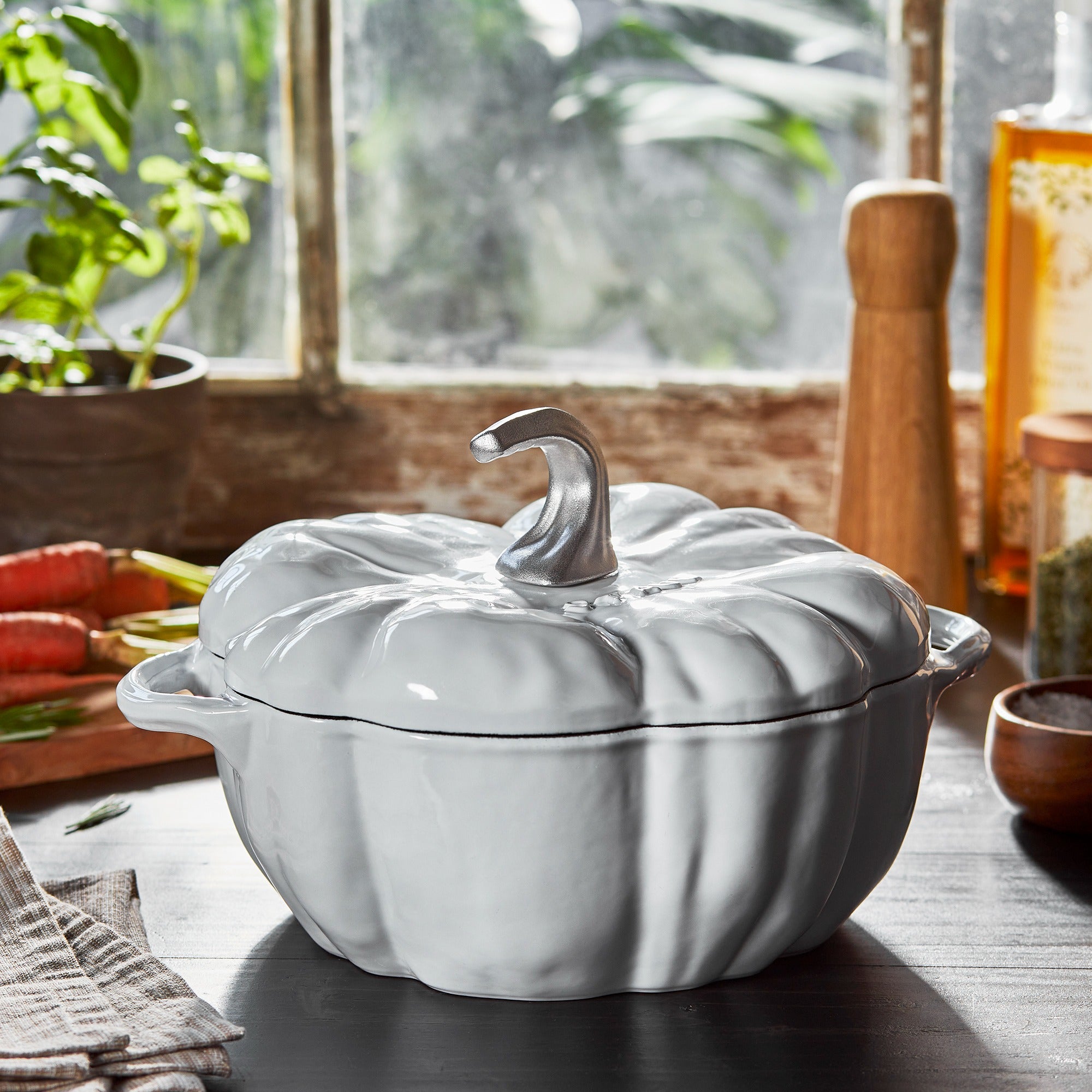 Staub Pumpkin Dutch Oven 3.5 Qt | abc carpet & home