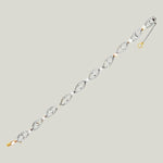 Belle Époque Diamond and Pearl Bracelet in Platinum and Gold
