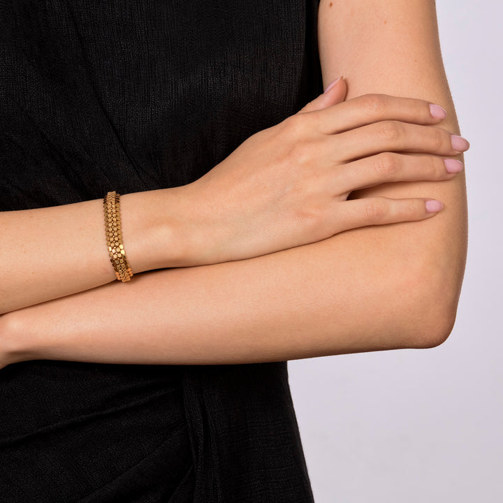 1950s European 18k Gold Bracelet