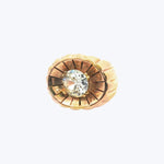 18K Yellow Gold French 1.95cts Cushion Diamond Retro Ring LFG Certificate