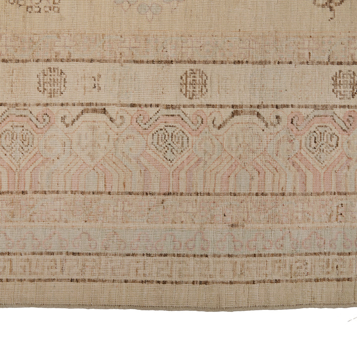 Traditional Wool Cotton Blend Rug - 9'8" x 12'10"