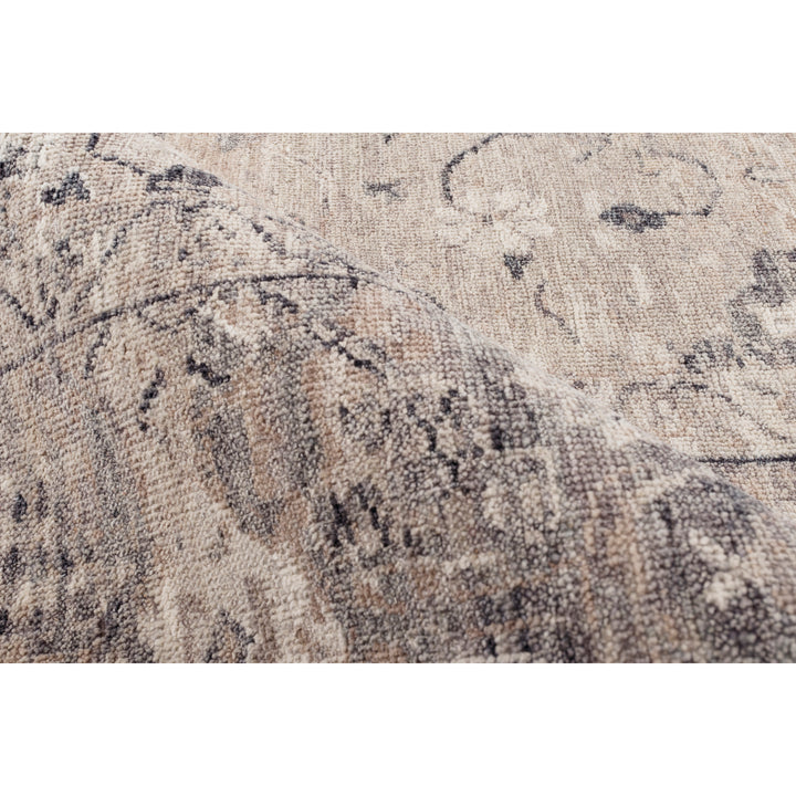 Grey Traditional Wool Rug - 8' x 10'