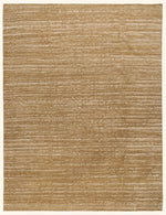 Camel Textured Wool Silk Linen Blend Rug - 8' x 10'