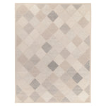 Beige Swedish Inspired Flatweave Wool Rug