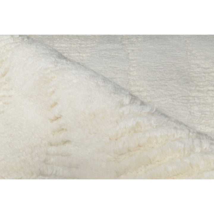 Ivory Moroccan Wool Rug - 8' x 10'