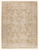 Gold Traditional Silk Wool Blend Rug - 8' x 10'