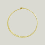 Gold Ouroboros Bangle