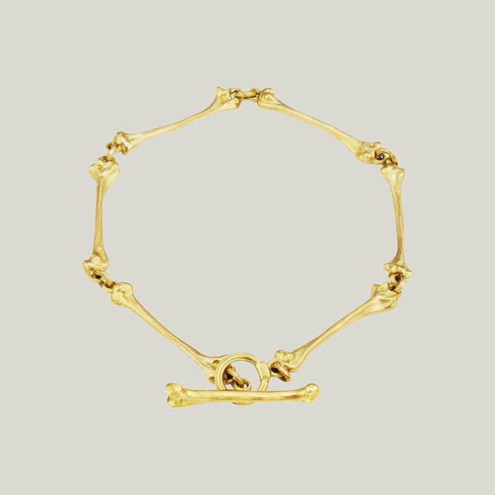 Golden Bone Chain Bracelet