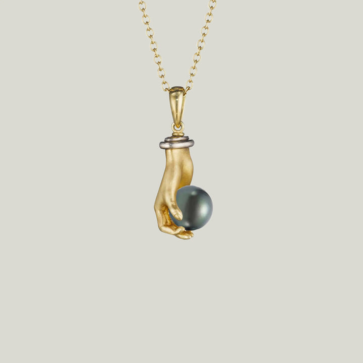 Pearl in Hand Pendant