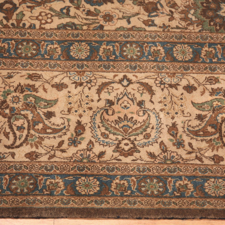 Brown Vintage Wool Tabriz Persian Rug - 12'7" x 20'5"