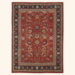Red Traditional Wool Rug - 13'11" x 19'3"