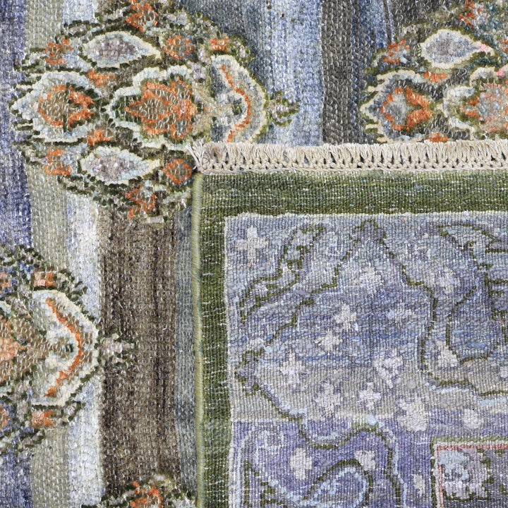 Grey Alchemy Traditional Wool Silk Blend Rug - 14'9" x 19'11"