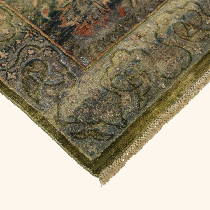 Grey Alchemy Traditional Wool Silk Blend Rug - 14'9" x 19'11"