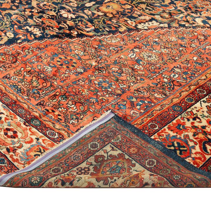 Red Antique Persian Sultanabad Rug - 13'6" x 22'7"