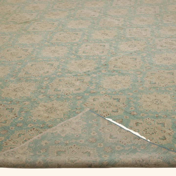 Green Transitional Wool Rug - 19'2" x 25'