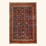 Red Antique Persian Bidjar Rug - 11'8" x 17'11"