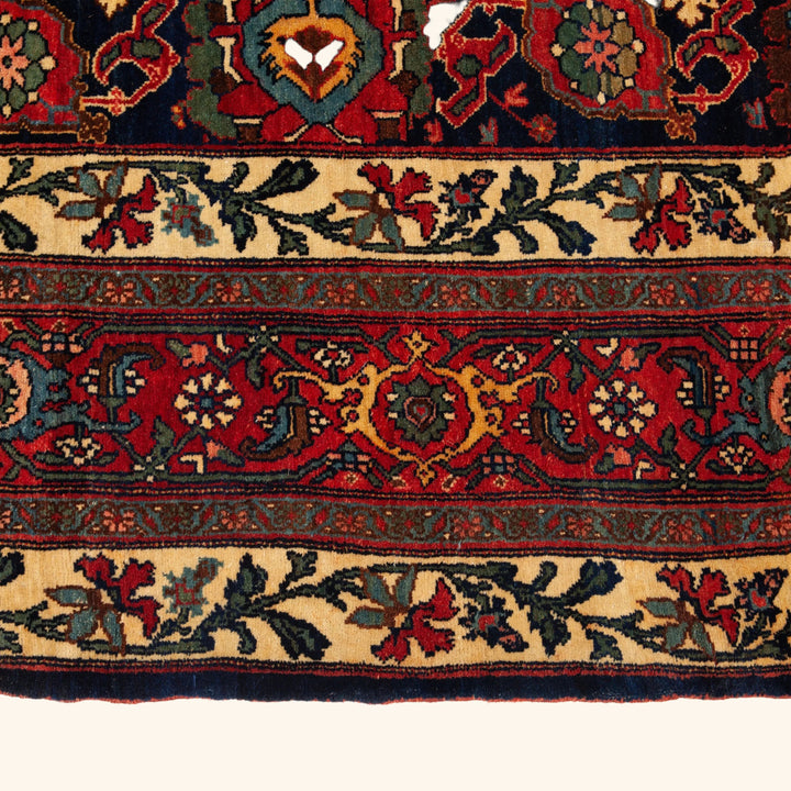 Red Antique Persian Bidjar Rug - 11'8" x 17'11"