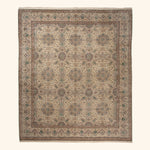 Beige Vintage Traditional Wool Persian Rug - 16'9" x 20'3"