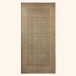 Brown Traditional Wool Rug - 11'11" x 24'