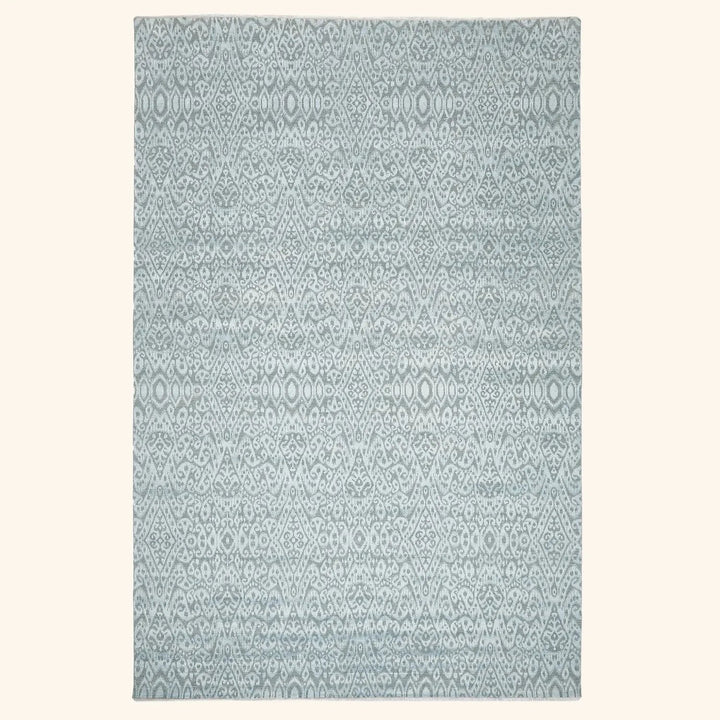 Light Blue Transitional Wool Rug - 11'11" x 17'1"