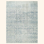 Blue Nu Vibrant Traditional Tibetan Wool Rug - 12' x 16'